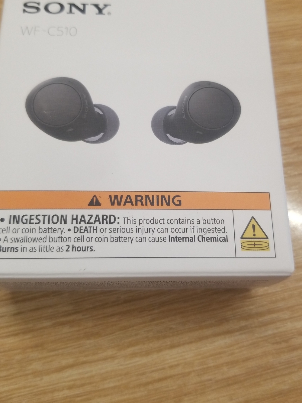 Sony WF-C510 True Wireless Earbuds — Black
